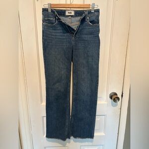 Paige raw hem jeans